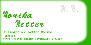 monika netter business card